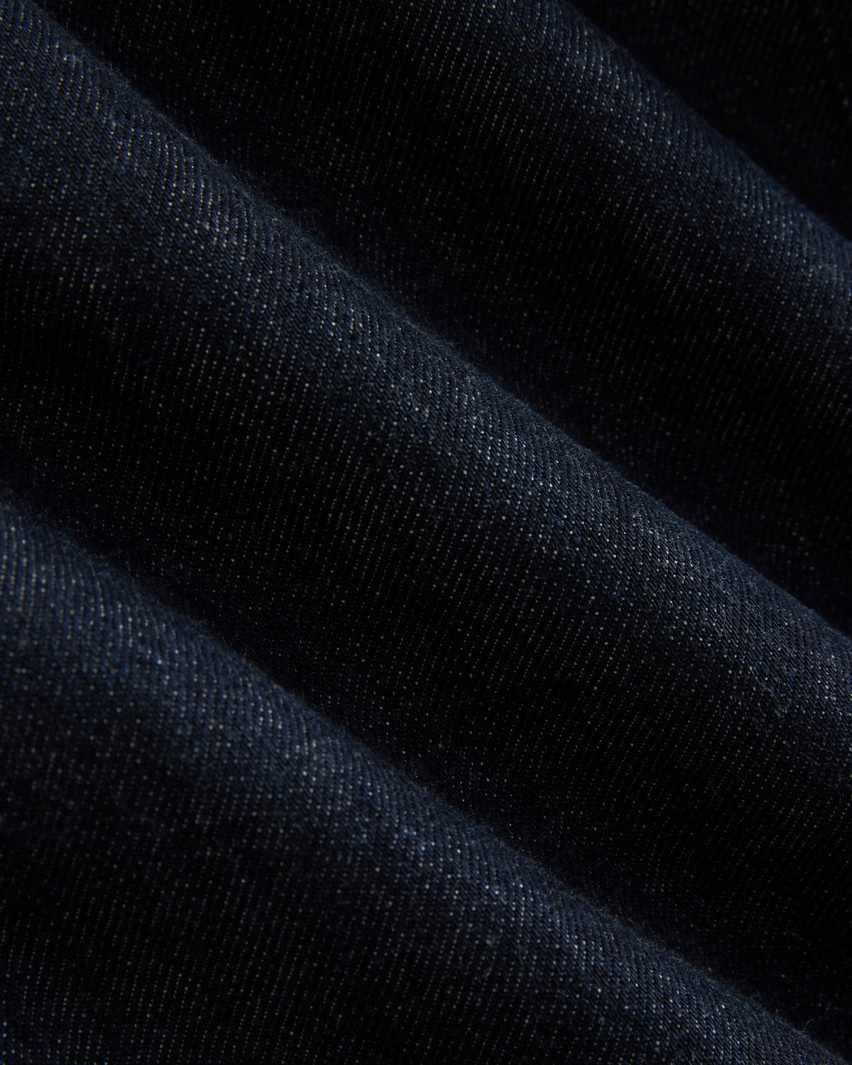 Low-Slung Tie-Front Jean in Dark Indigo — detail view