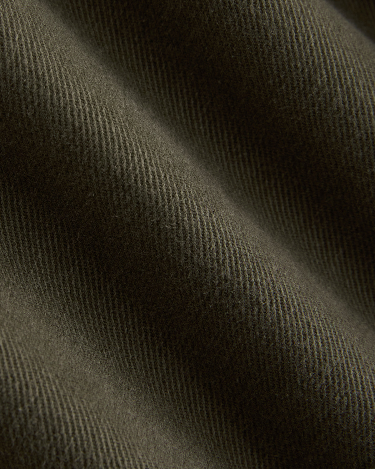 Utility Cigarette Pant in Olive Night — detail view