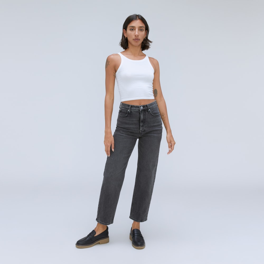 The Way-High® Jean in Washed Black — front view