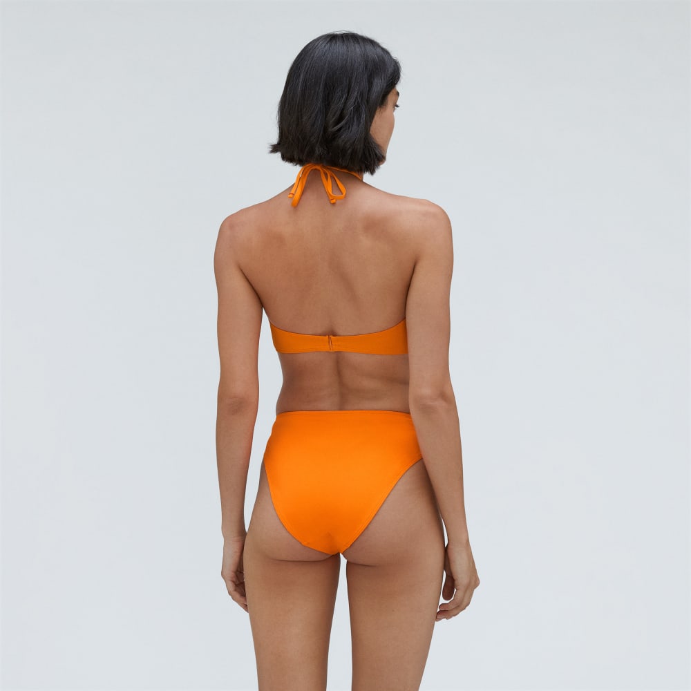 The High-Rise Cheeky Bikini Bottom in Turmeric — alternate view