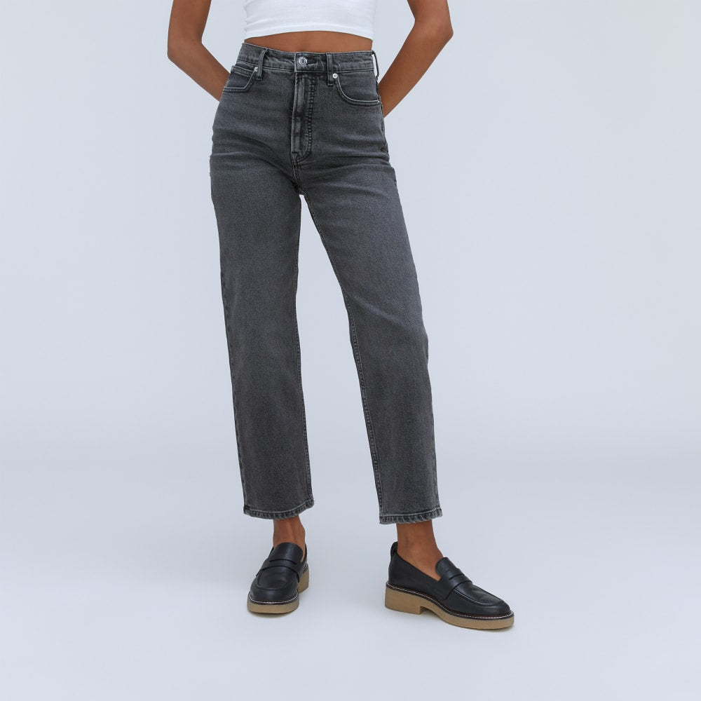 The Way-High® Jean in Washed Black — front view