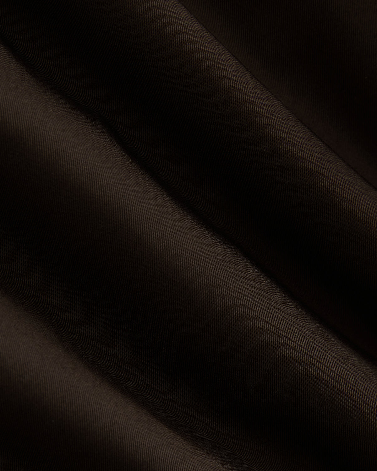 Oversized Mac Coat in Coffee Bean — detail view