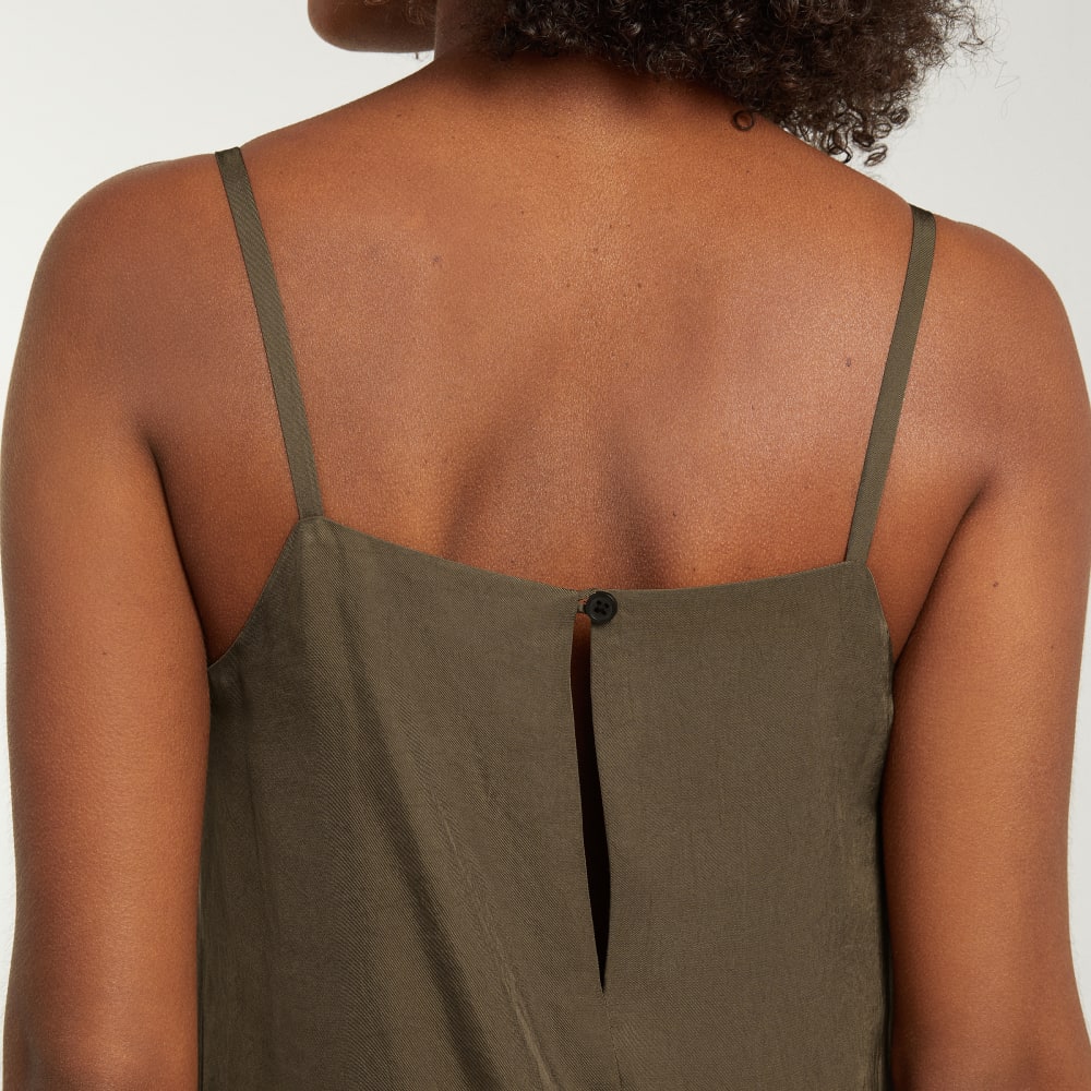 The Japanese GoWeave®  Slip Dress in Beech — detail view