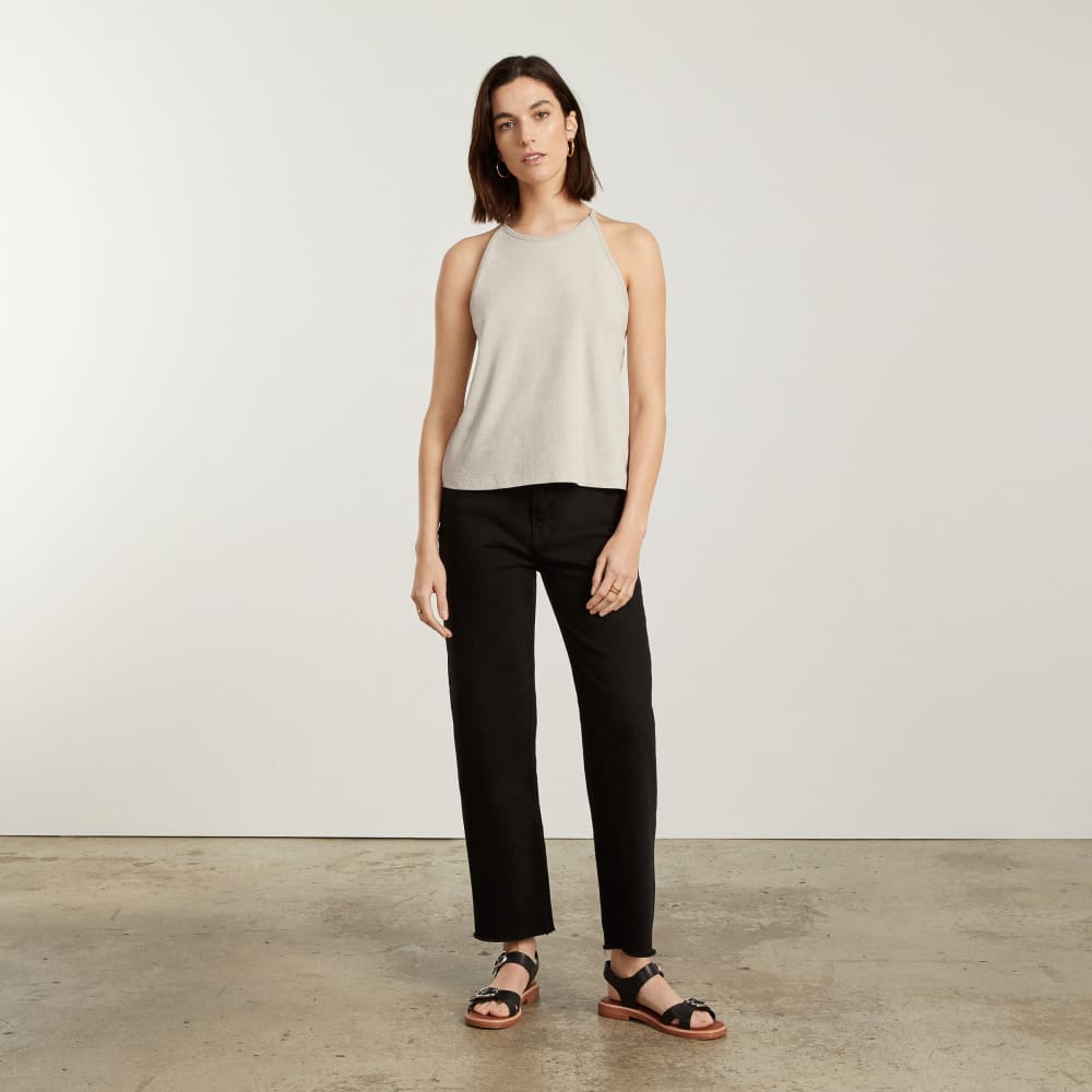 The Hemp Cutaway Tank in Moonlit Cloud — detail view