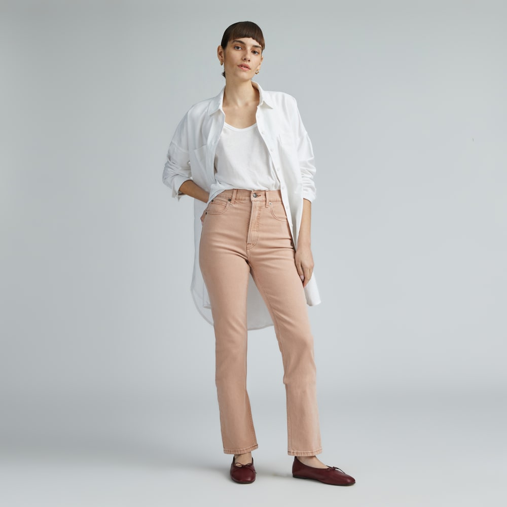 The Way-High® Slim Jean in Red Clay — front view