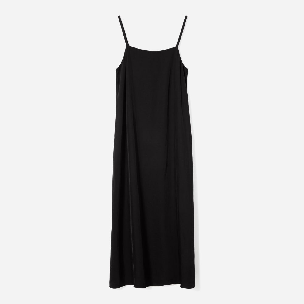 The Japanese GoWeave®  Slip Dress in Black — alternate view