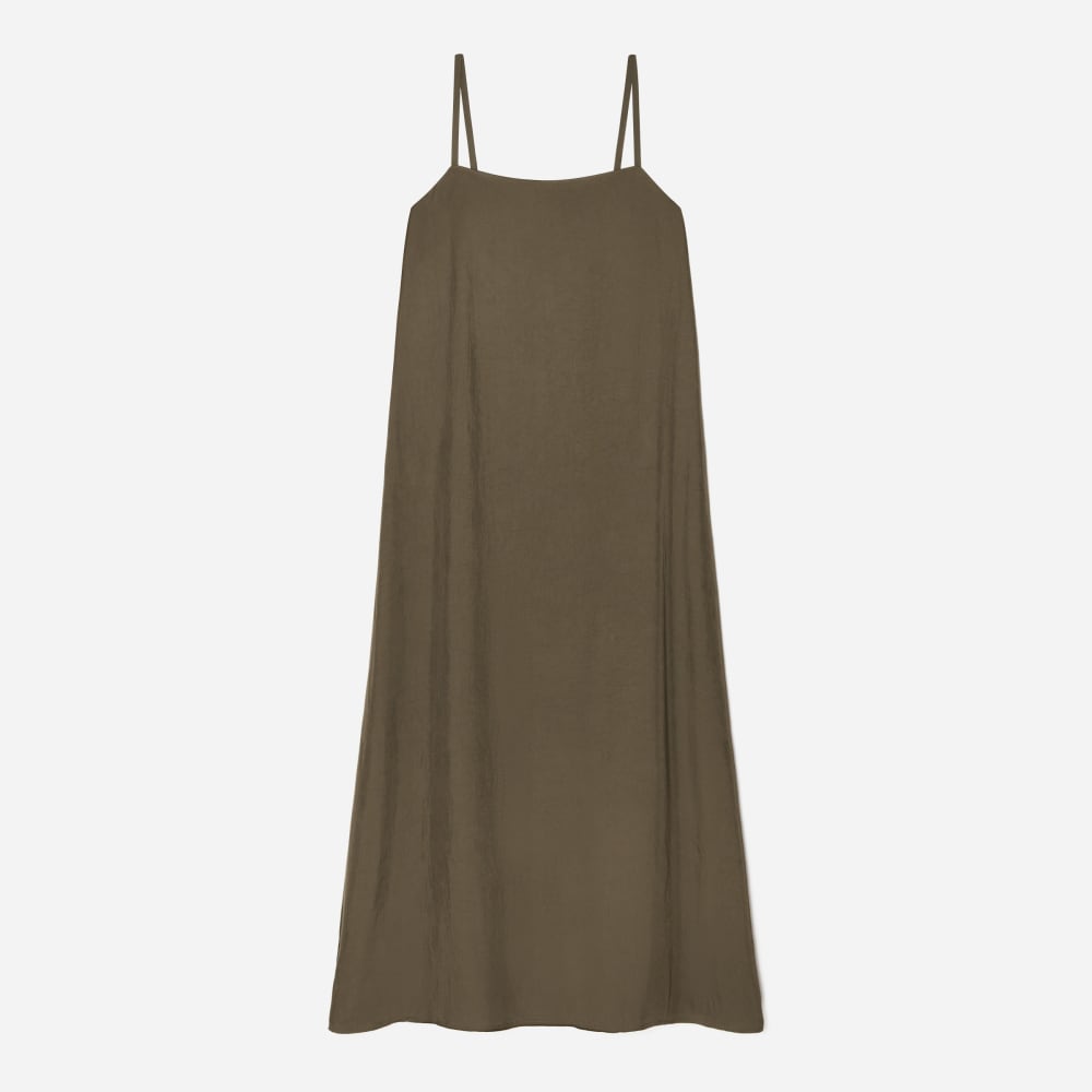 The Japanese GoWeave®  Slip Dress in Beech — front view