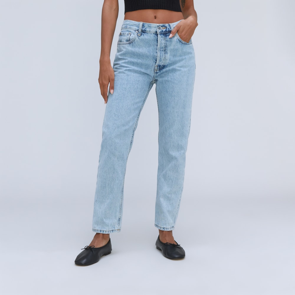 The Rigid Slouch Jean in Vintage Sky Blue — front view